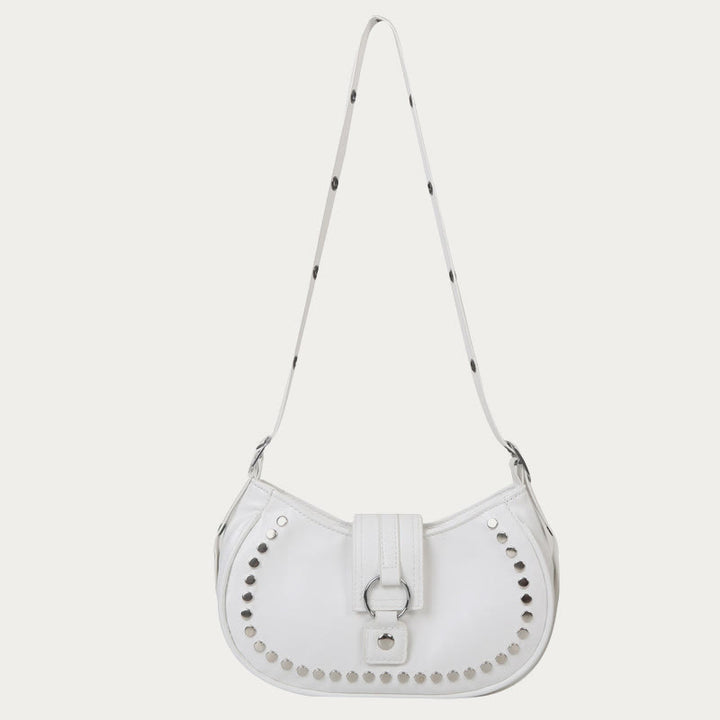 Rivet Crossbody Bag For Ladies Minimalist Punk Classic Purse