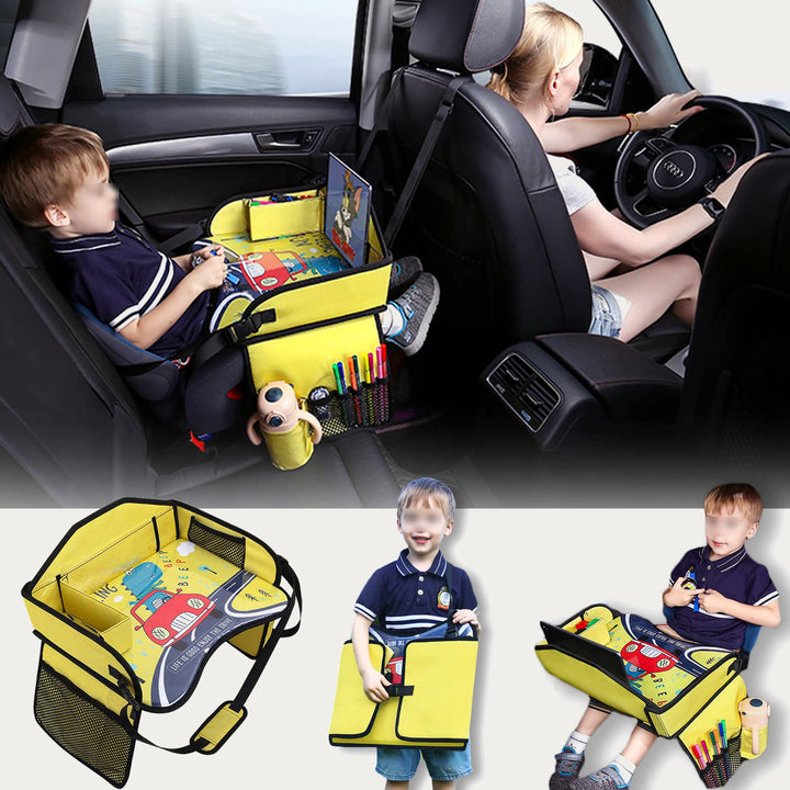 Kids Travel Tray For Car With Load Bearing Belt