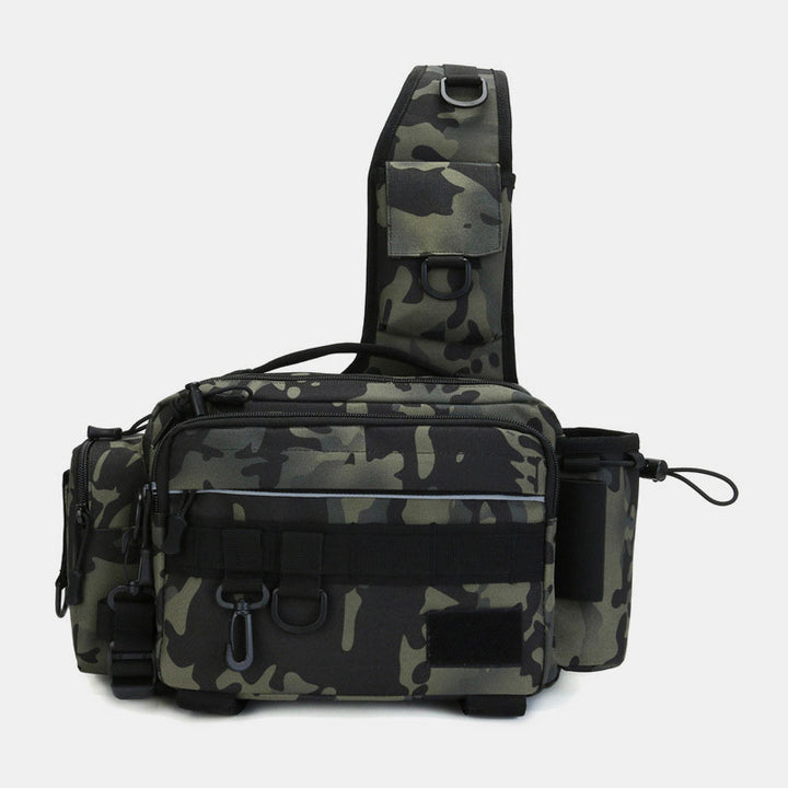 Multifunctional Large Capacity Waterproof Fishing Hiking Waist Bag Crossbody Bag
