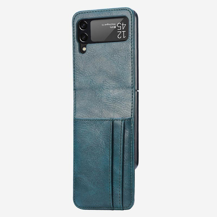 Samsung Galaxy Z Flip& Z Flip 3/4/5/6 Phone Case Leather Phone Bag with Multi-Slot