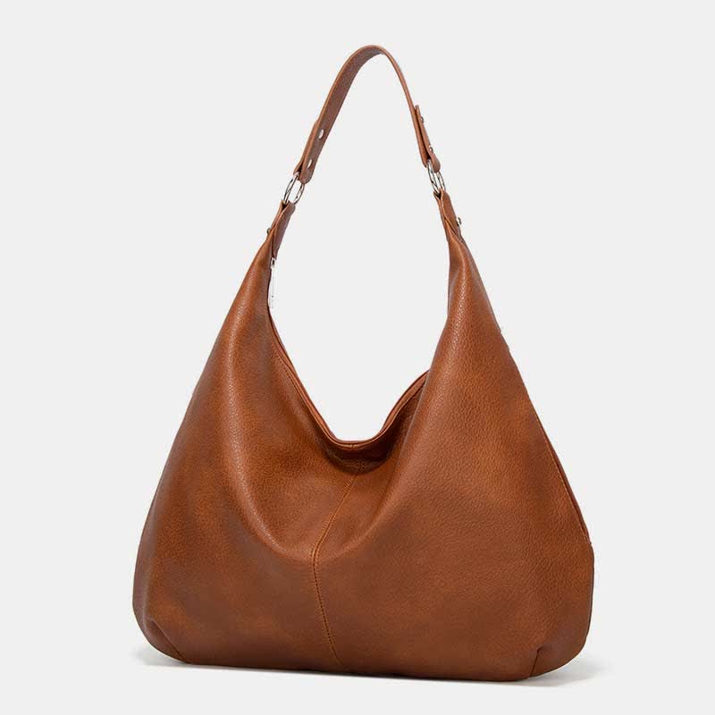 Large Soft Leather Hobo Bag Handbag Tote Everyday Purse for Women - image 10