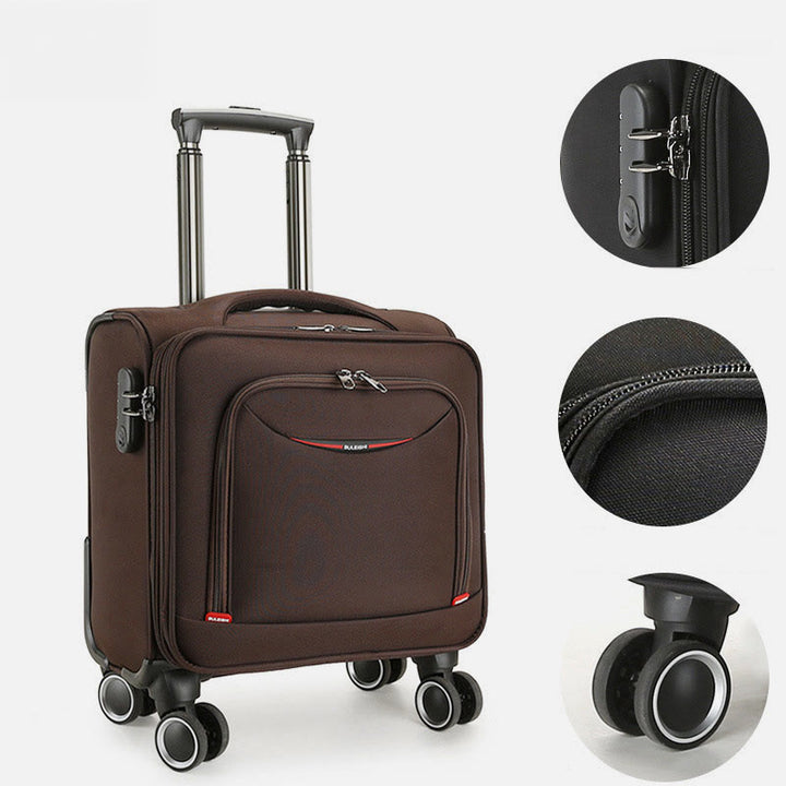 Small Luggage Trolley Case Multifunctional Oxford Wheel Bag For Travel