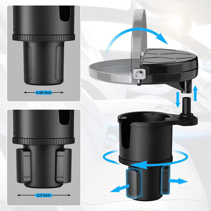 Car Organizer For Drink Multifunctional Foldable ABS Material Bottle Holder