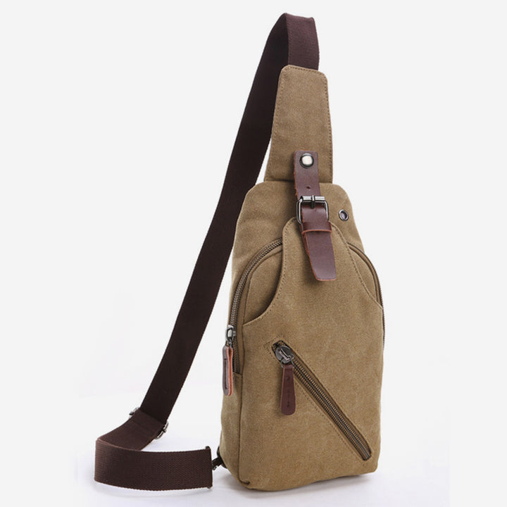 Multifunctional Vintage Canvas Sling Bag