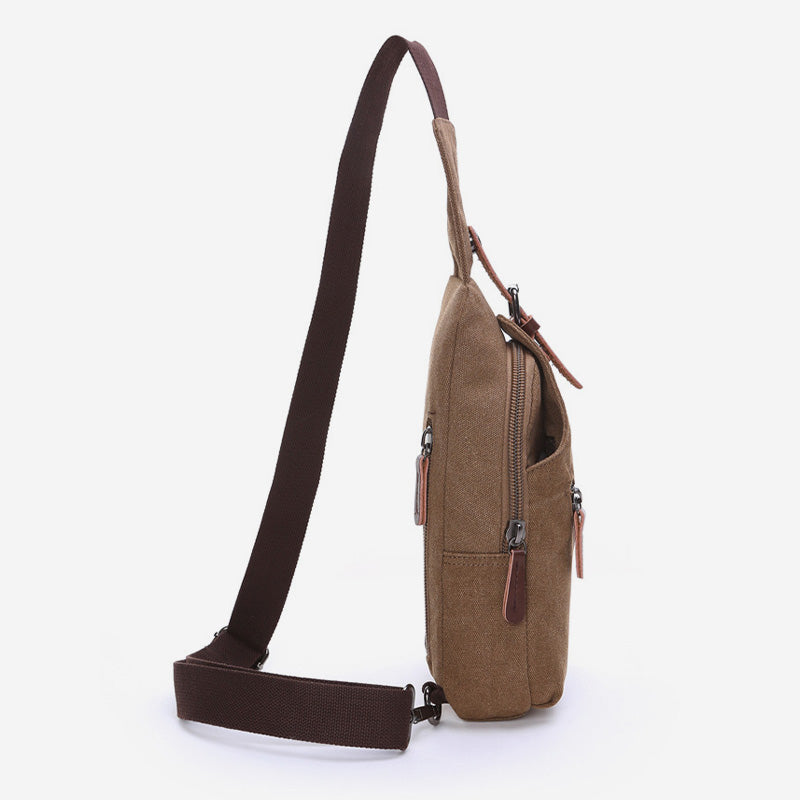 Multifunctional Vintage Canvas Sling Bag