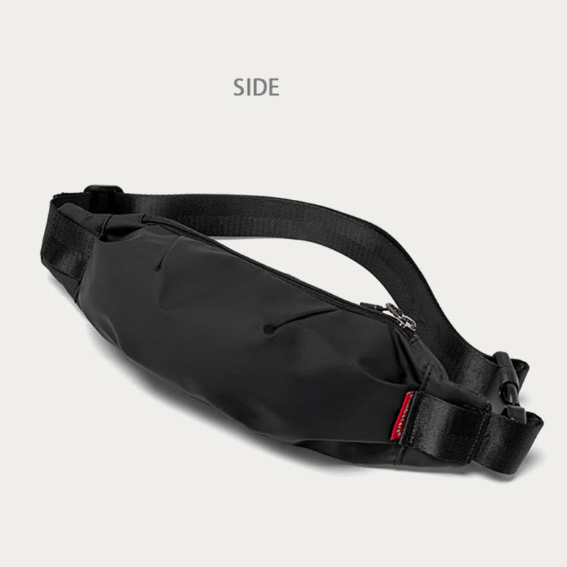 Sling Bag For Men Slim Lightweight Oxford Chest Phone Bag