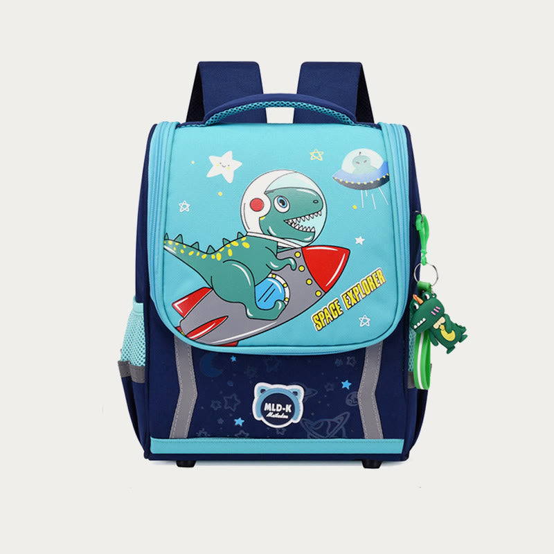 Backpack For Kids Cute Cartoon Unicorn Dinosaur Oxford Schoolbag