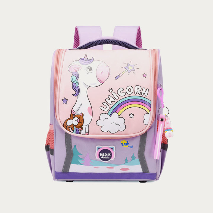 Backpack For Kids Cute Cartoon Unicorn Dinosaur Oxford Schoolbag