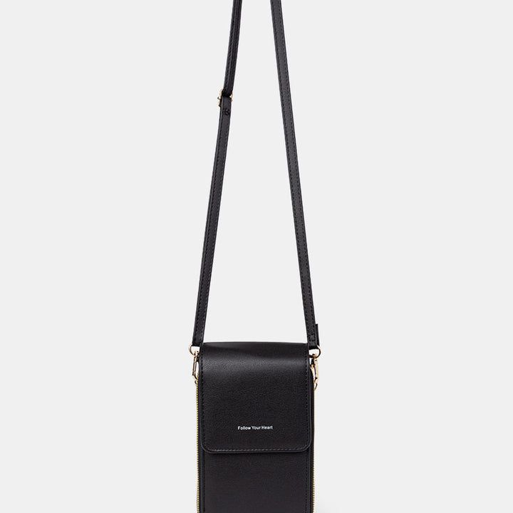 Multi-Compartment Phone Bag With Clear Window