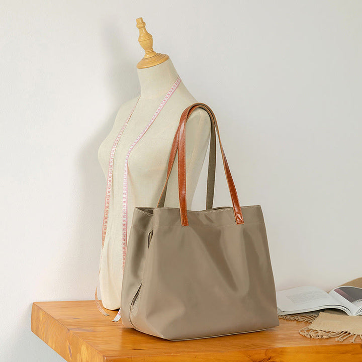 Tote Bag For Women Large Capacity Minimalist Oxford Shoulder Bag
