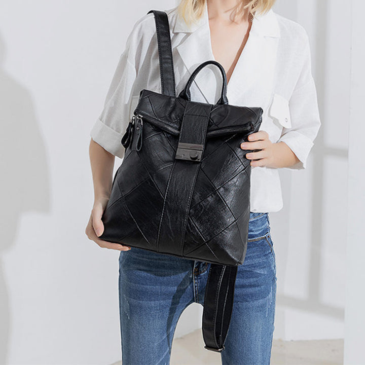 Genuine Leather Vintage Anti-Theft Backpack