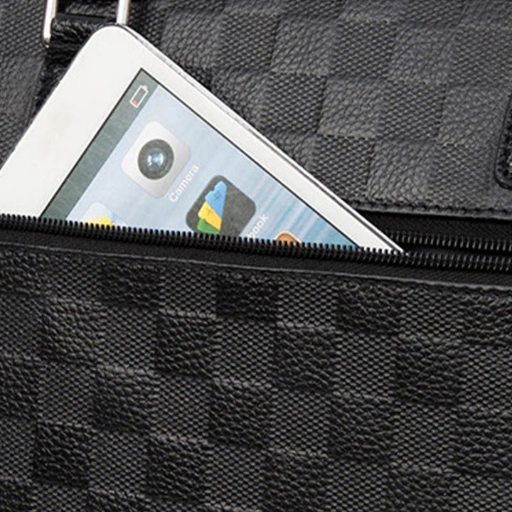 Briefcase For Men Business Trip Elegant Waterproof Crossbody Bag - image 13