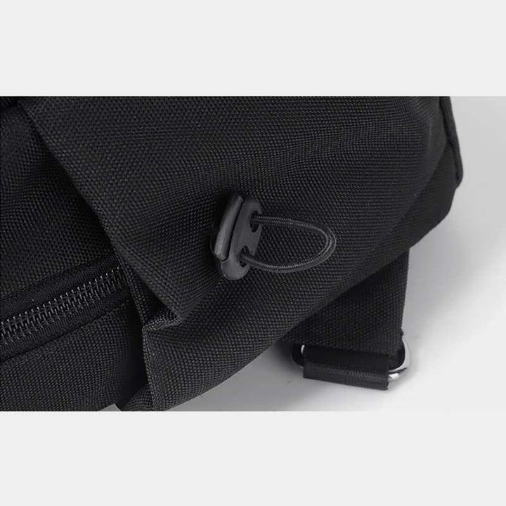 Sling Bag for Men Abrasion Resistant Casual Oxford Crossbody Backpack