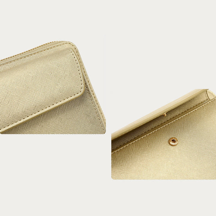 Vegan Leather RFID Blocking Phone Purse for Women Multi-Slot Crossbody Bag