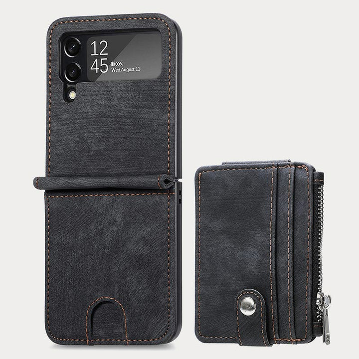 Phone Case For Z Flip 6 / Z Flip 5 2-In-1 Detachable Samll Wallet