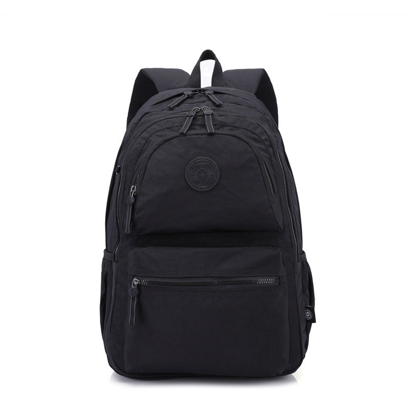 Multi-Pocket Backpack Casual Daypack Laptop Backpack Bookbag for Women Student - Black - image 17