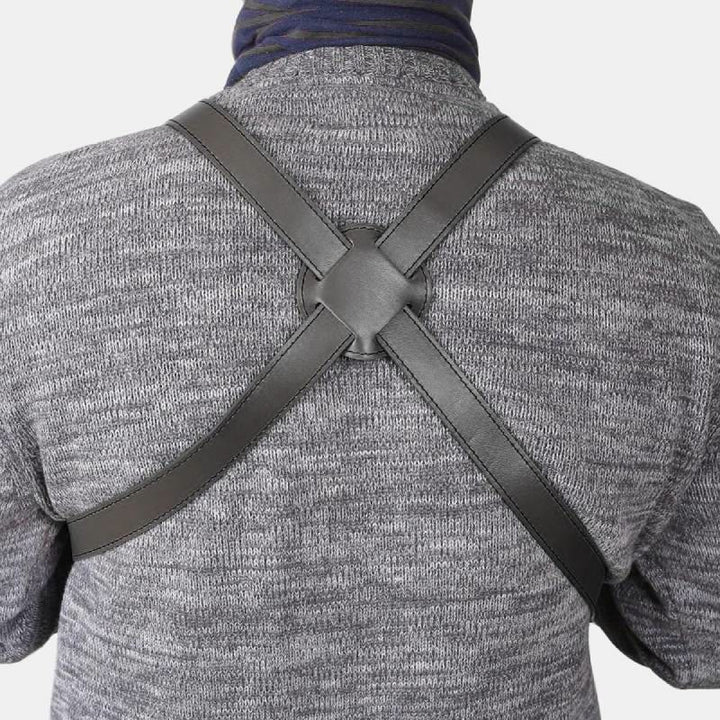 Leather Underarm Concealed Holster Adjustable Pocket Shoulder Armpit Bag