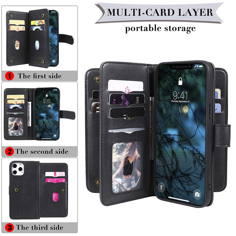 Wallet Case Lightweight Flip Case with Credit Card Holder - image 1