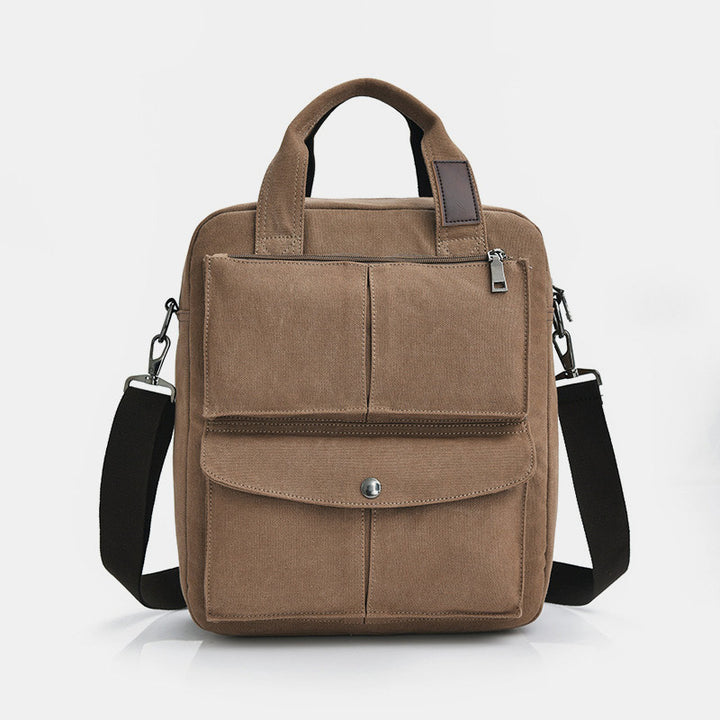 Multi-Carry Large Capacity Canvas Messenger Bag Handbag