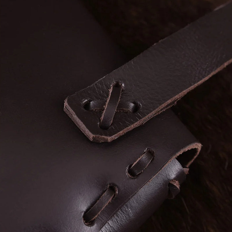 Medieval Leather Bag Pouch Portable Coin Purse Belt Holster Waist Bag