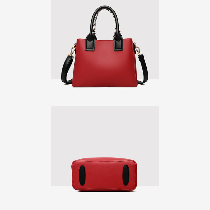 Elegant Handbag For Women Detachable Silk Handle Ladies Crossbody Bag