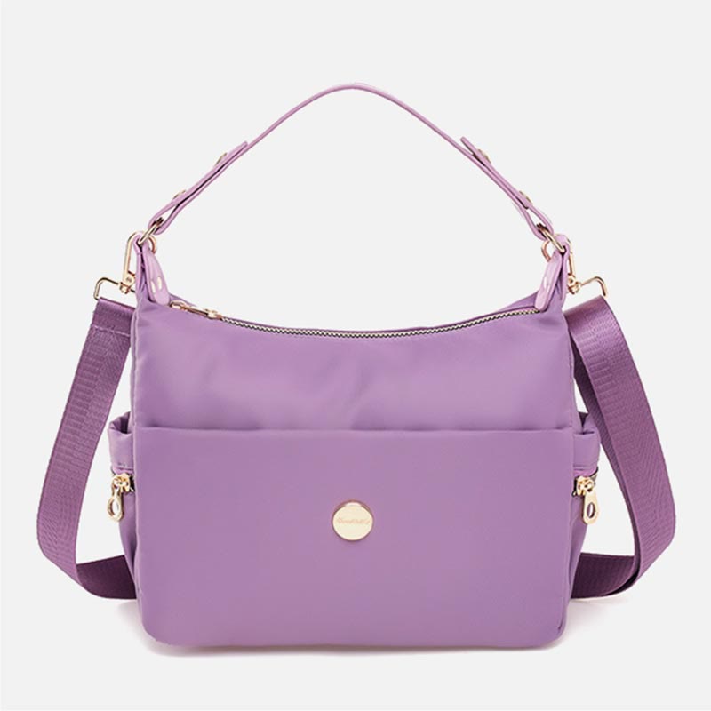 Crossbody Bag for Women Pink Lightweight Multi-Pocket Casual Shopping Handbag