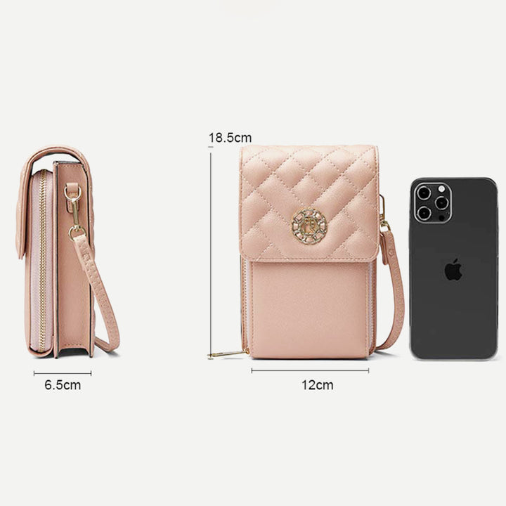 PU Crossbody Cell Phone Bag for Women Shoulder Bag Wallet Purse