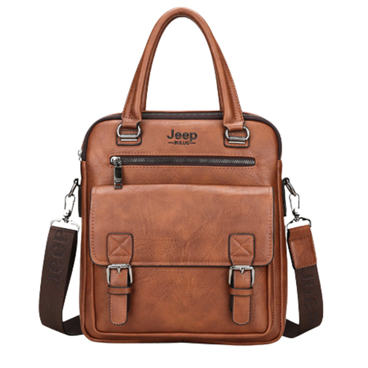 Vintage Briefcase for Men Laptop Computer Business Travel Messenger Bag