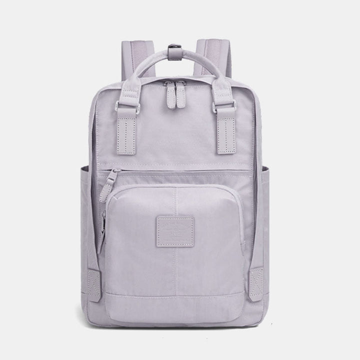Backpack For Teenage Students Simple Lightweight Multi Pockets Computer Daypack