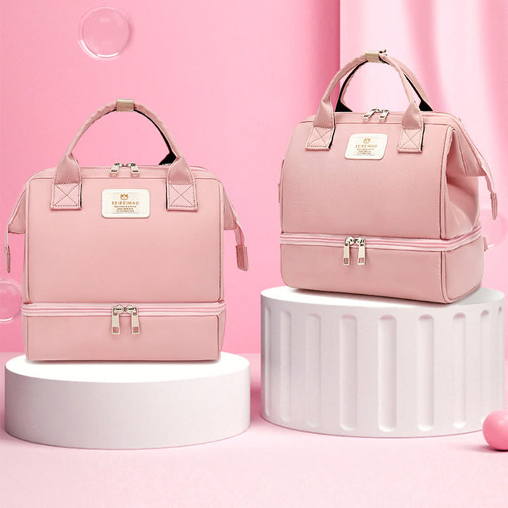 Mommy Bag For Women Portable Keep Fresh Multifunctional Lunch Bag
