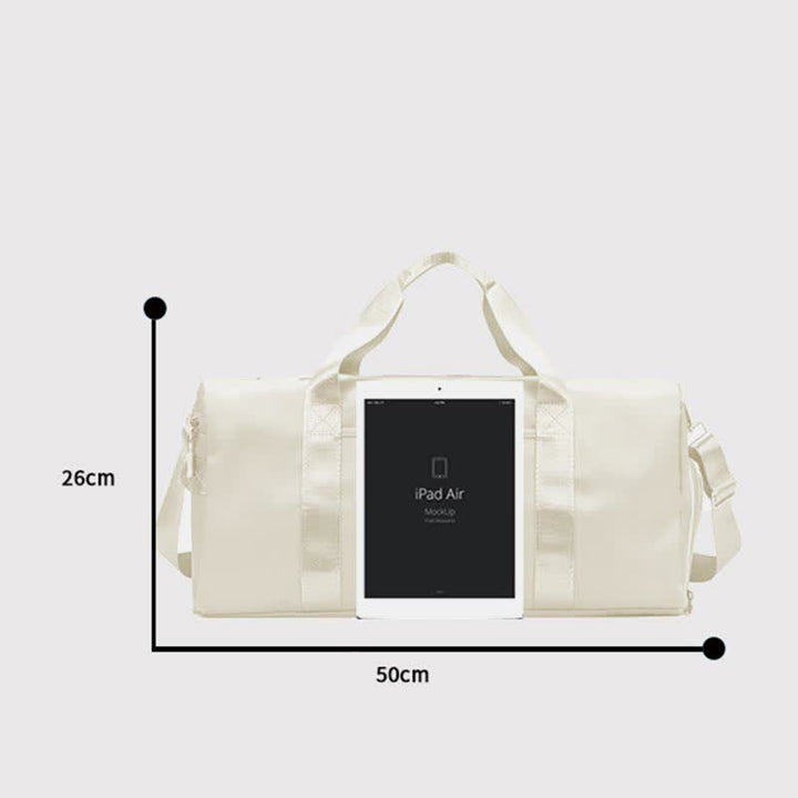 Travel Duffel Bag Sports Gym Shoulder Bag with Wet Pocket Shoes Compartment