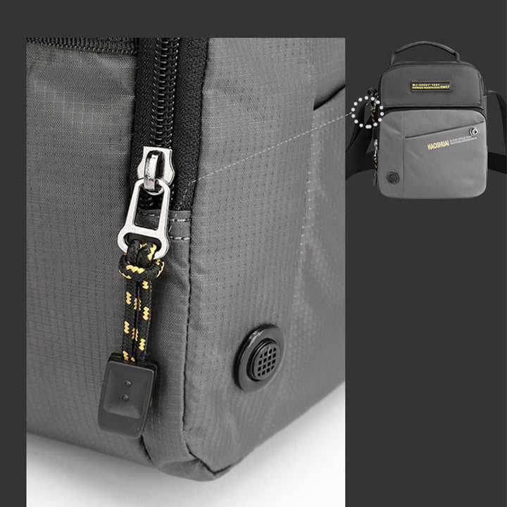 Crossbody Bag For Men Casual Daily Commute Waterproof Nylon Bag