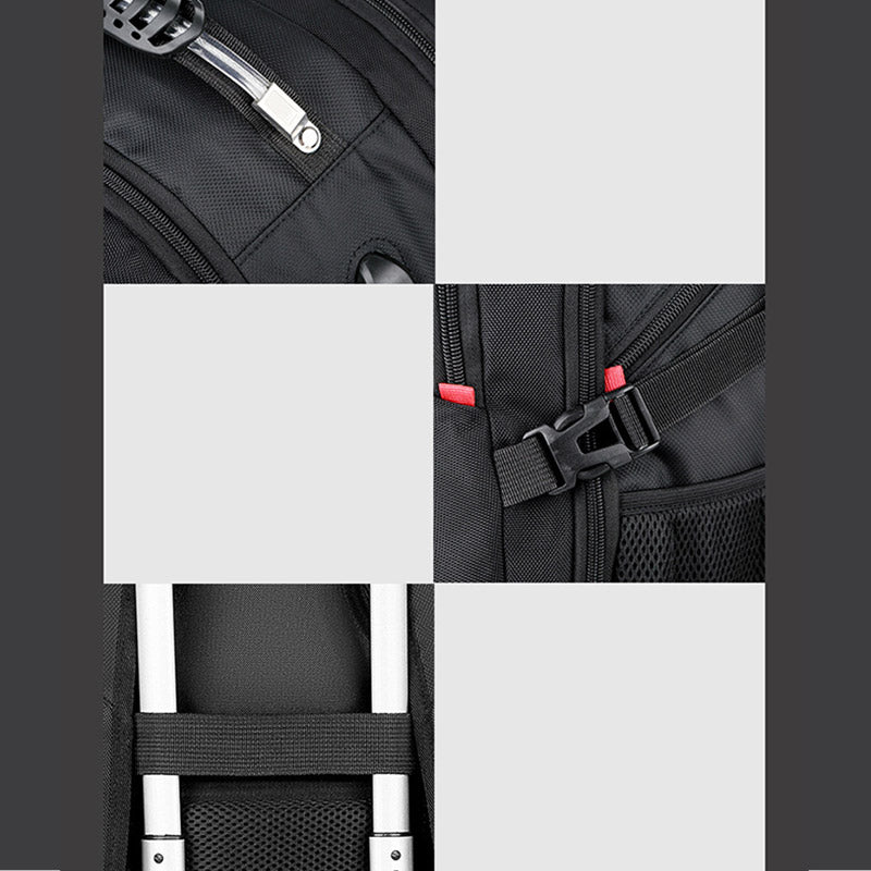 Extra Large Multi Pocket Business Laptop Backpack with USB Charger