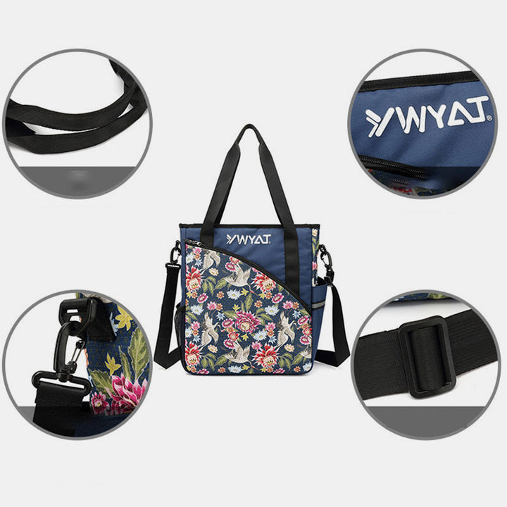 Tennis Shoulder Tote for Women Men Badminton Sling Bag Laptop Handbag - image 8