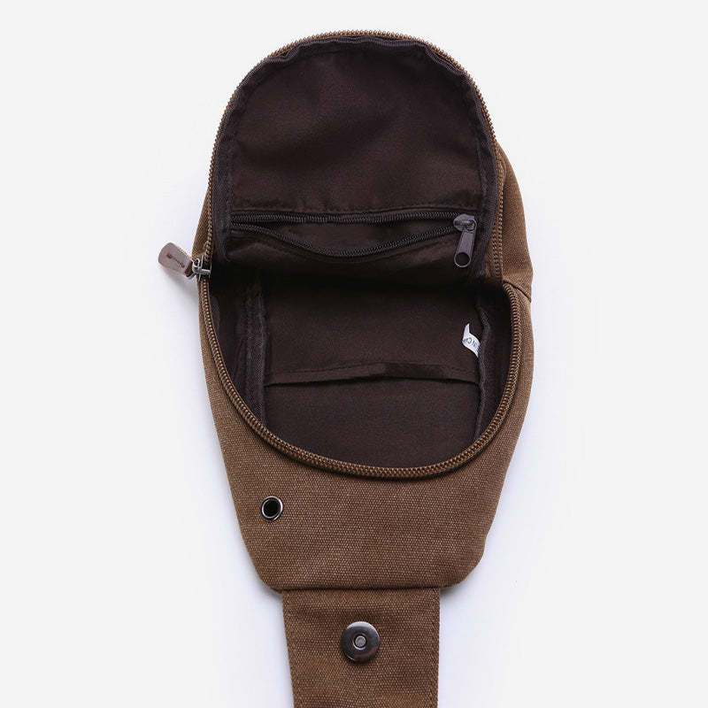 Multifunctional Vintage Canvas Sling Bag