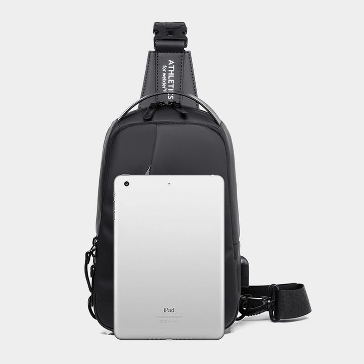 Waterproof Sling Bag Outdoor Casual Chest Bag for Hiking Cycling Traveling