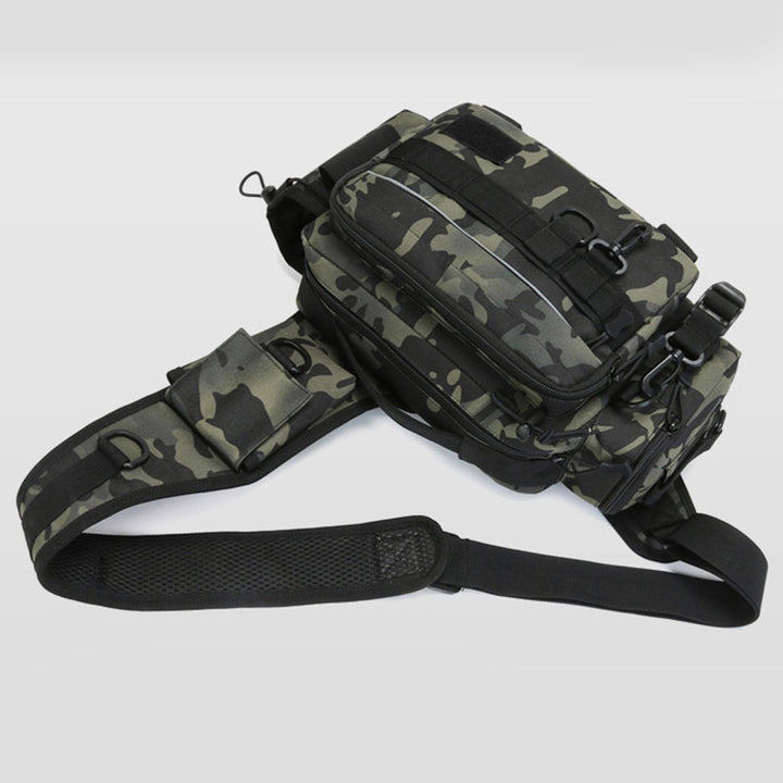 Multifunctional Large Capacity Waterproof Fishing Hiking Waist Bag Crossbody Bag
