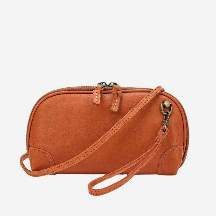 Multi-pocket Purses for Women Retro Leather Mini Crossbody Bag Clutch