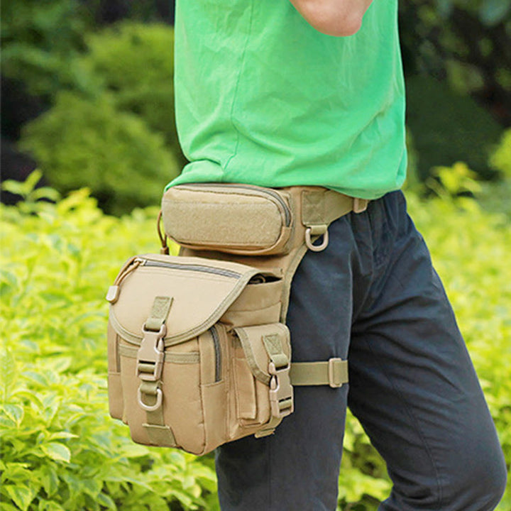 Multipurpose Leg Bag For Men Outdoor Riding Military Oxford Tactical Bag