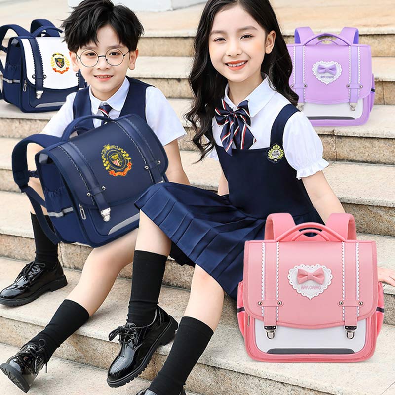 Backpack for Girls Boys Preschool Primary School Bookbag with Reflective Design - image 4