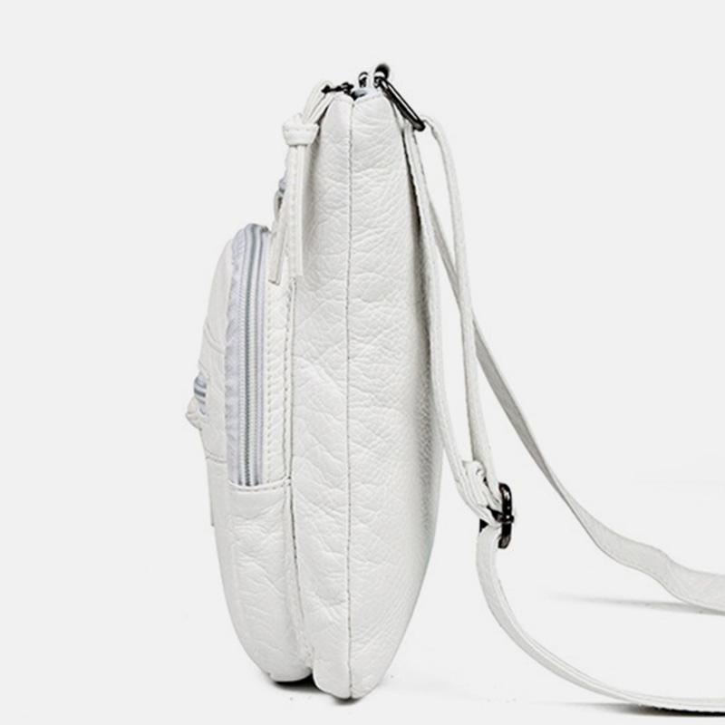 High Capacity Soft Leather Crossbody Bag Shoulder Bag
