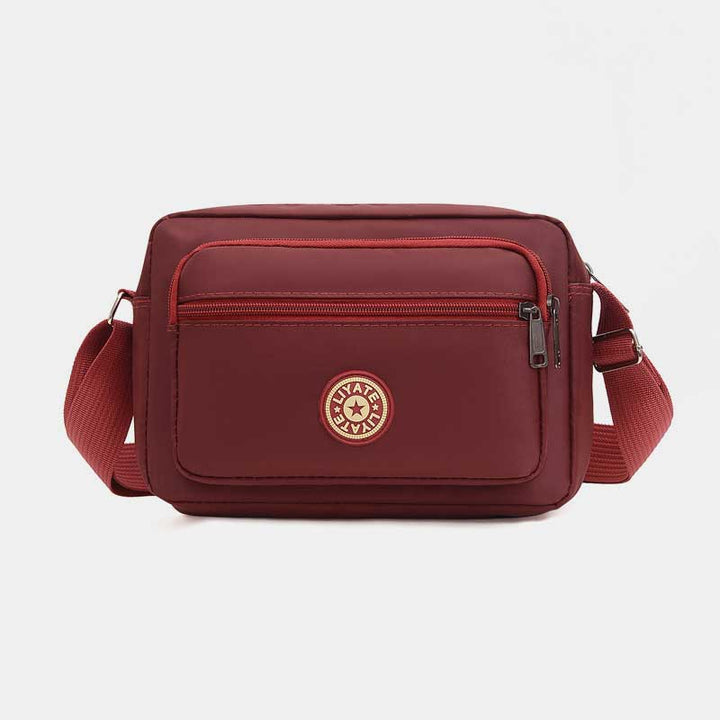 Large Capacity Printing Waterproof Nylon Shoulder Bag Crossbody Bag