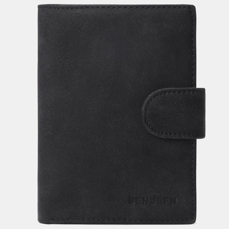 Genuine Leather RFID Blocking Small Wallet Card Case Purse - DimGray - image 18