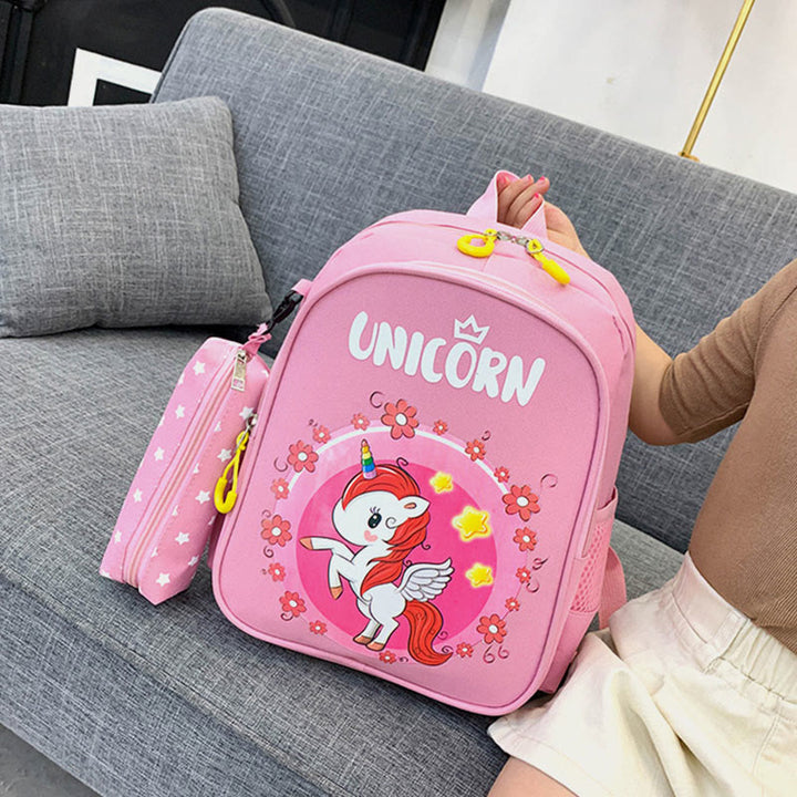 Backpack For Kids Cartoon Printing Cute Unicorn Kindergarten Schoolbag
