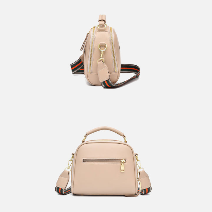 Vegan Leather Purse For Women Classic Top-Handle Bag