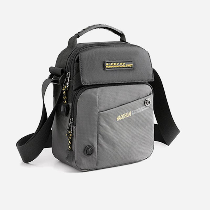 Crossbody Bag For Men Casual Daily Commute Waterproof Nylon Bag