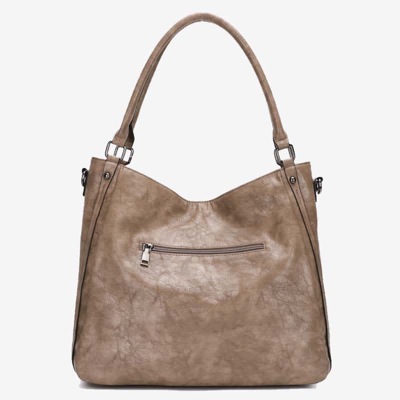 Leather Hobo Handbags for Women Designer Shoulder Purses Crossbody Tote