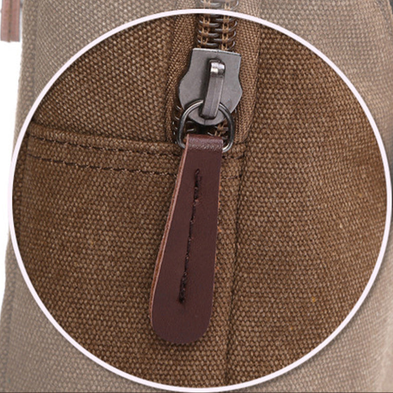 Multifunctional Vintage Canvas Sling Bag