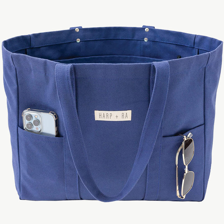 Foldable Large Canvas Handbag Minimalist Practical Shoulder Bag For Women