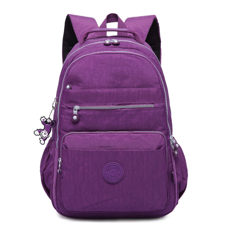 Waterproof Nylon Backpack Lightweight Sports Travel Daypack Multi-Color Optionals
